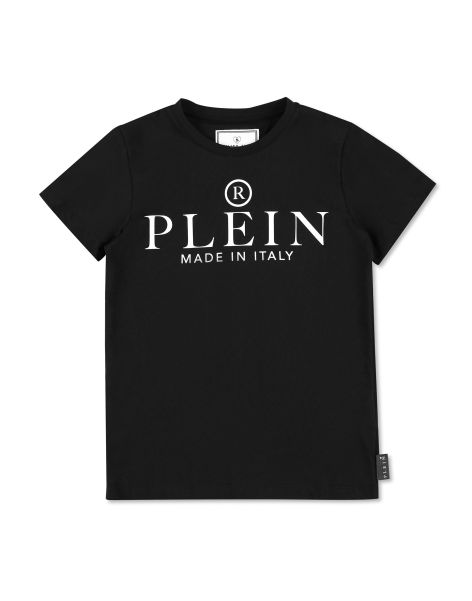 Clothing Kids Maxi T-Shirt Philipp Plein Black